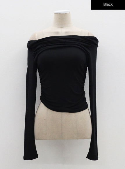 Off-Shoulder Cropped Top CF322