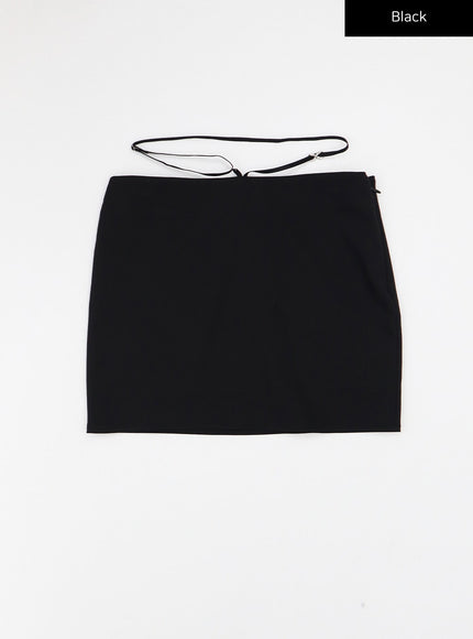 Waist Strap Mini Skirt CF309