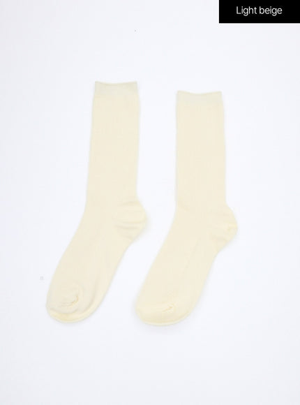 Ribbed Knit Socks OJ331