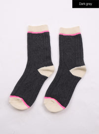 color-block-knit-socks-of405