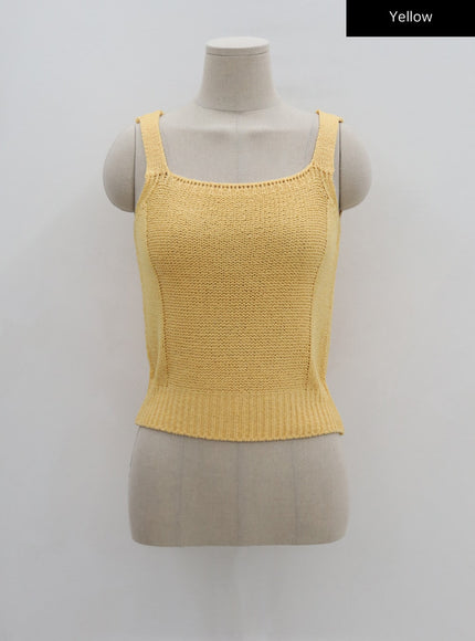 Basic Knitted Tank Top CU7