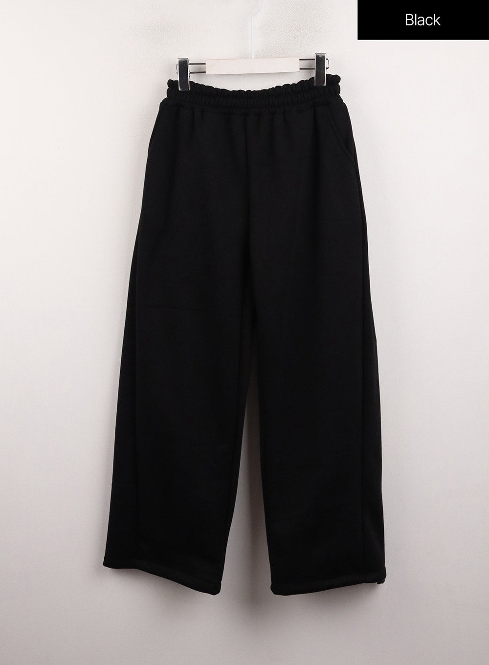 basic-wide-fit-sweatpants-unisex-cj412 / Black