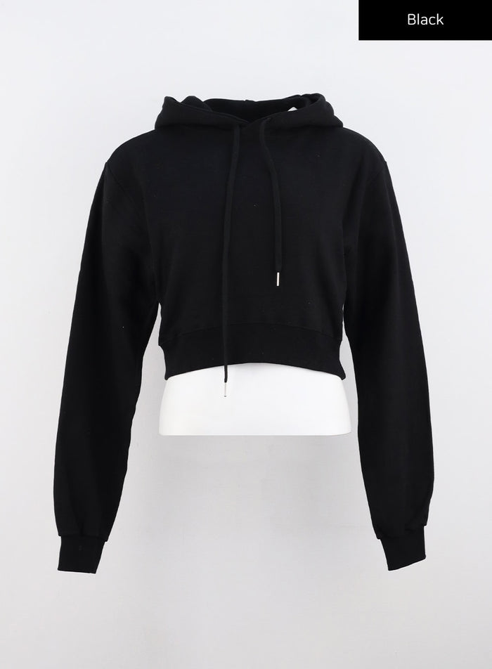 cloud-soft-hoodie-co318 / Black