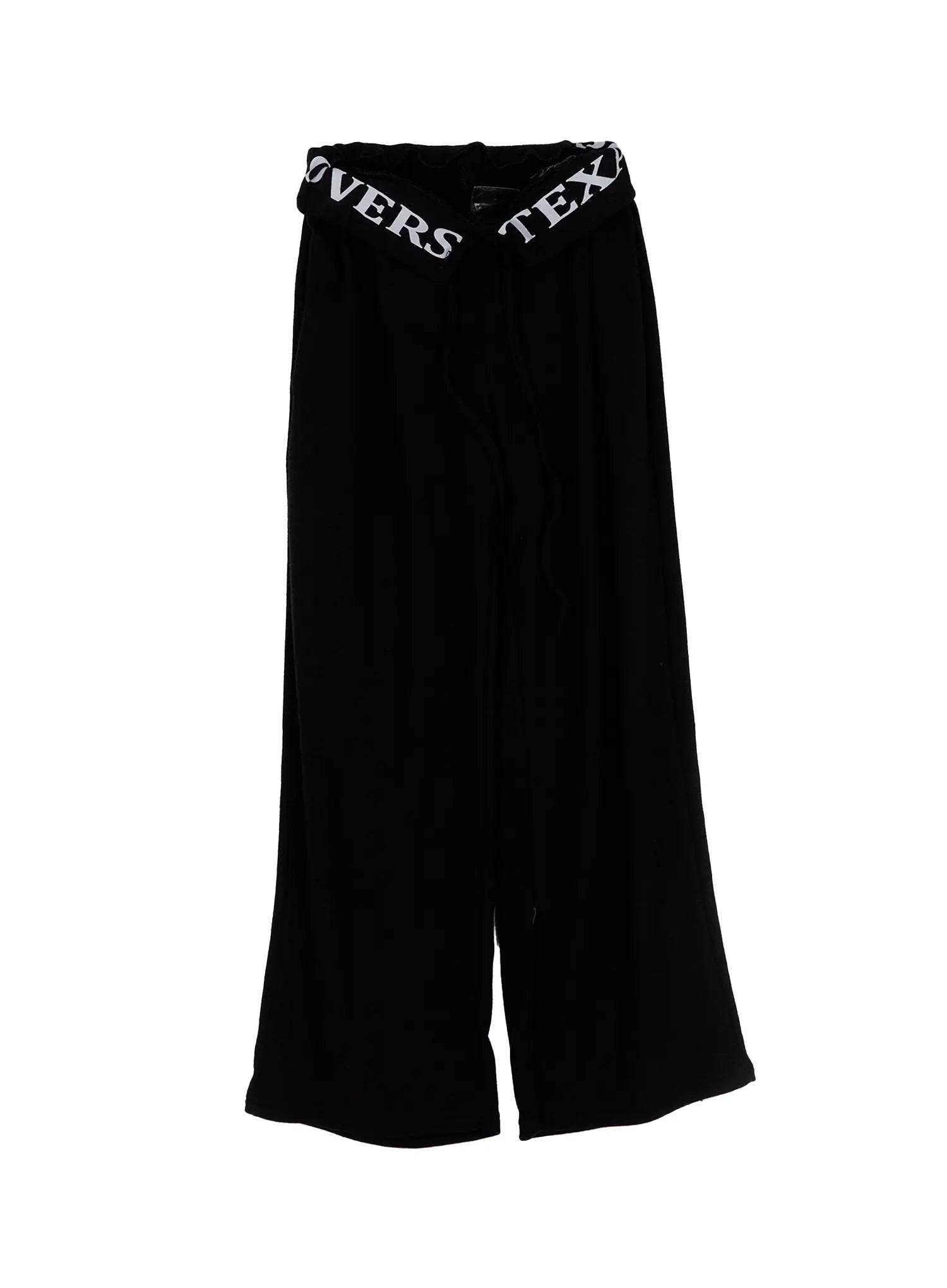 graphic-banding-sweatpants-cs526 / Black