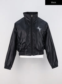 graphic-wind-jacket-co304 / Black