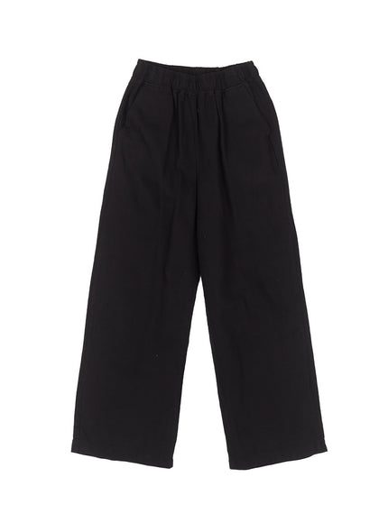 Essential Cotton Wide-Fit Pants CY523