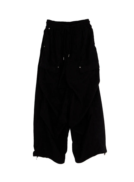 Corduroy Wide-Leg Cargo Pants CN512