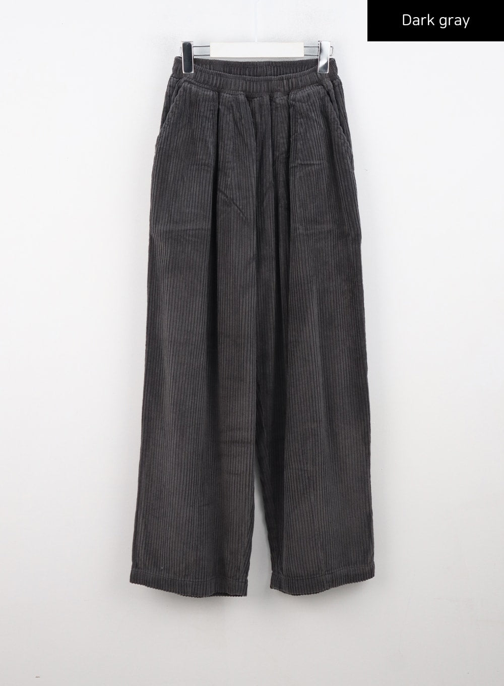 wide-leg-corduroy-sweatpants-cn303 / Dark gray