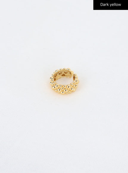 bold-bloom-ring-cn310 / Dark yellow