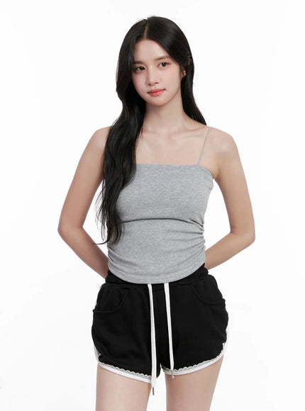 basic-straight-neck-tank-cl516 / Gray