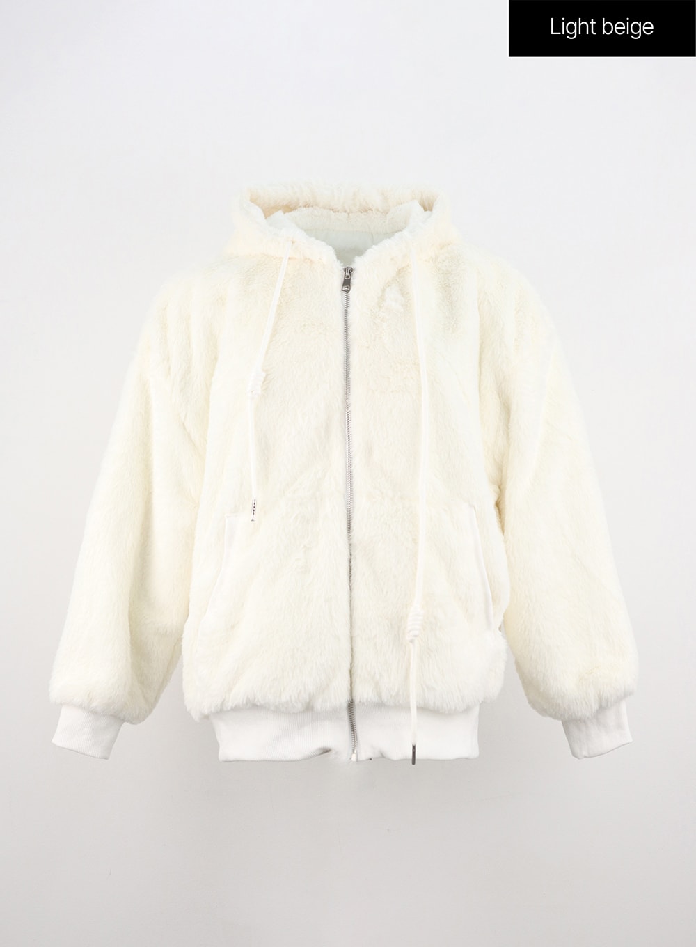 Light up hotsell white fur jacket