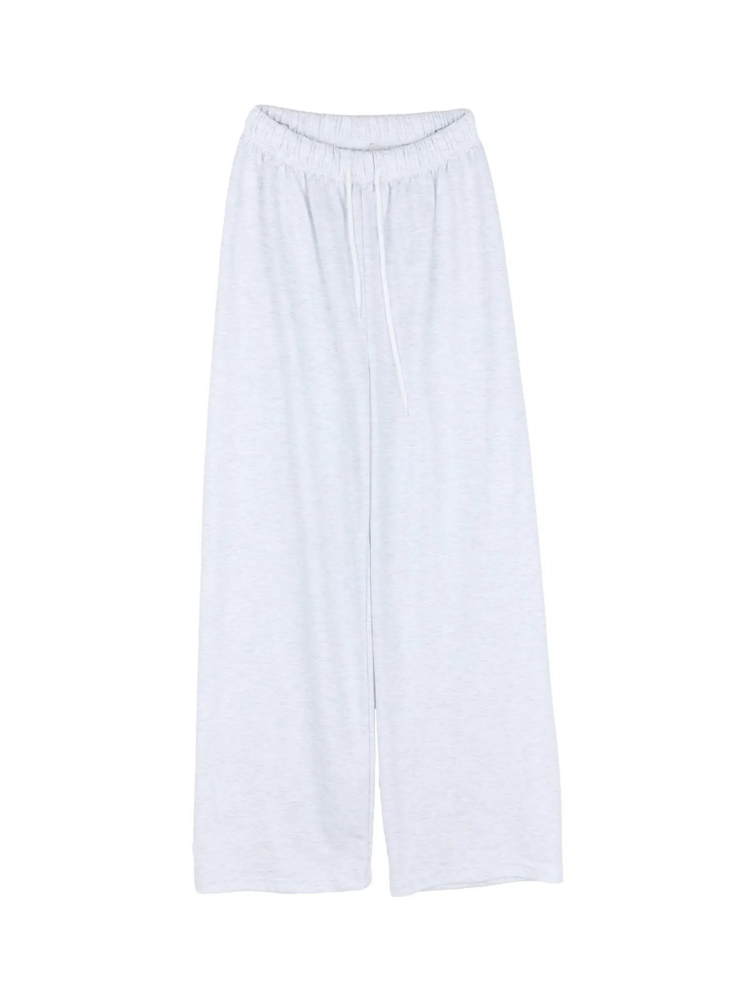 wide-leg-casual-sweatpants-cg514 / Light gray