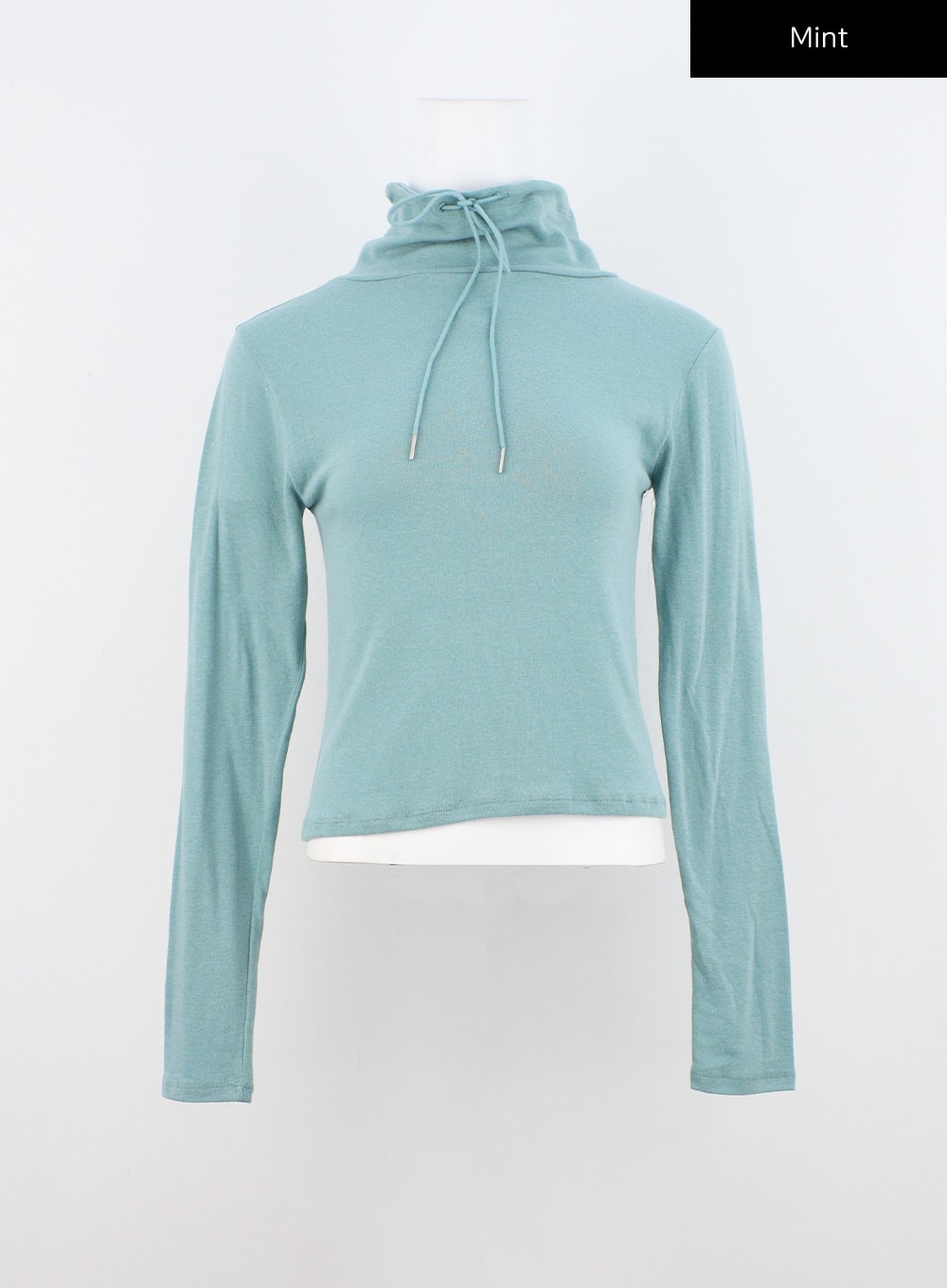string-turtleneck-long-sleeve-top-cn303 / Mint