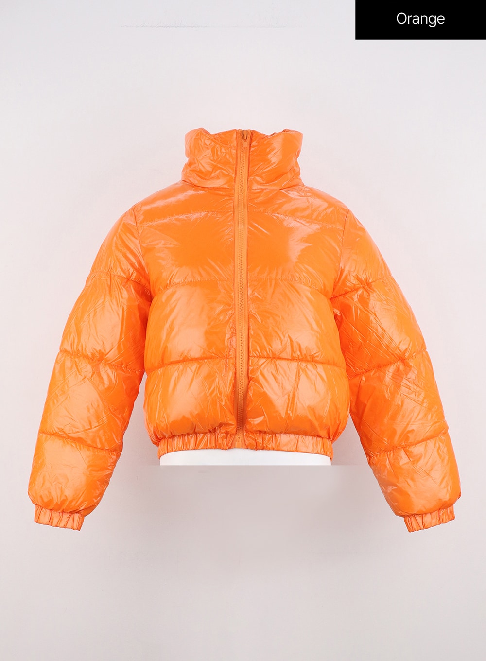 Orange crop puffer on sale jacket