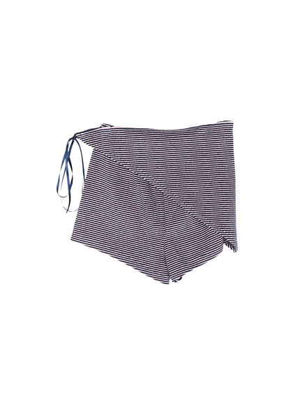 modern-striped-wrap-shorts-cy529 / Pink