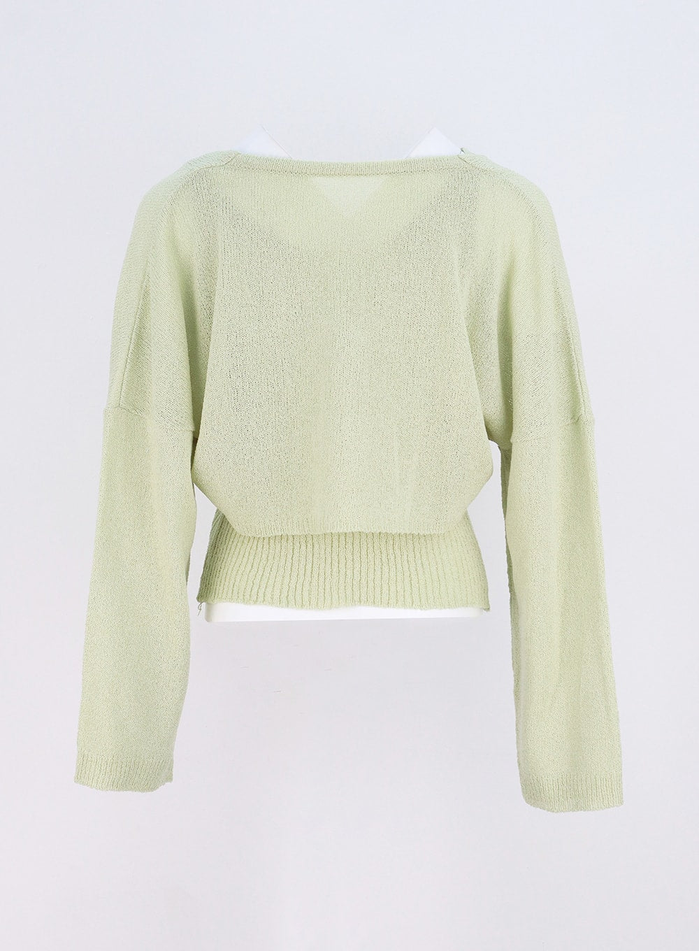 Mesh Top And Cardigan Set OY317