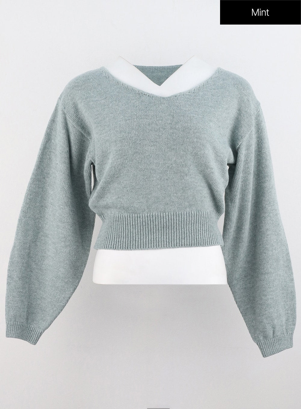 v-neck-puff-sleeve-sweater-os302