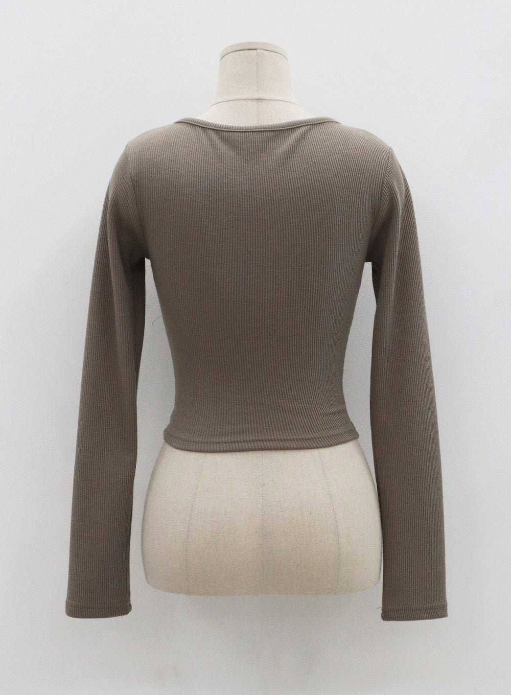 Heart Neck Crop T-Shirt CO11