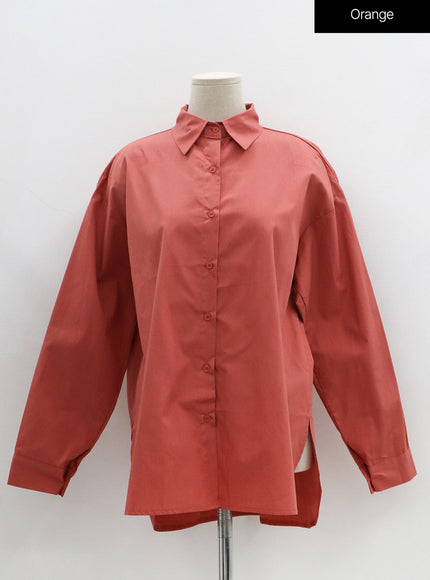 Oversize Long Sleeve Shirt OO04