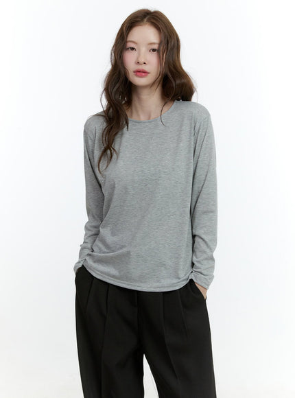 essential-comfort-long-sleeve-tee-cf504 / Gray