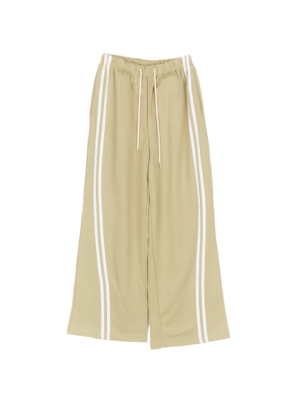 adjustable-striped-sweatpants-cf518 / Light green