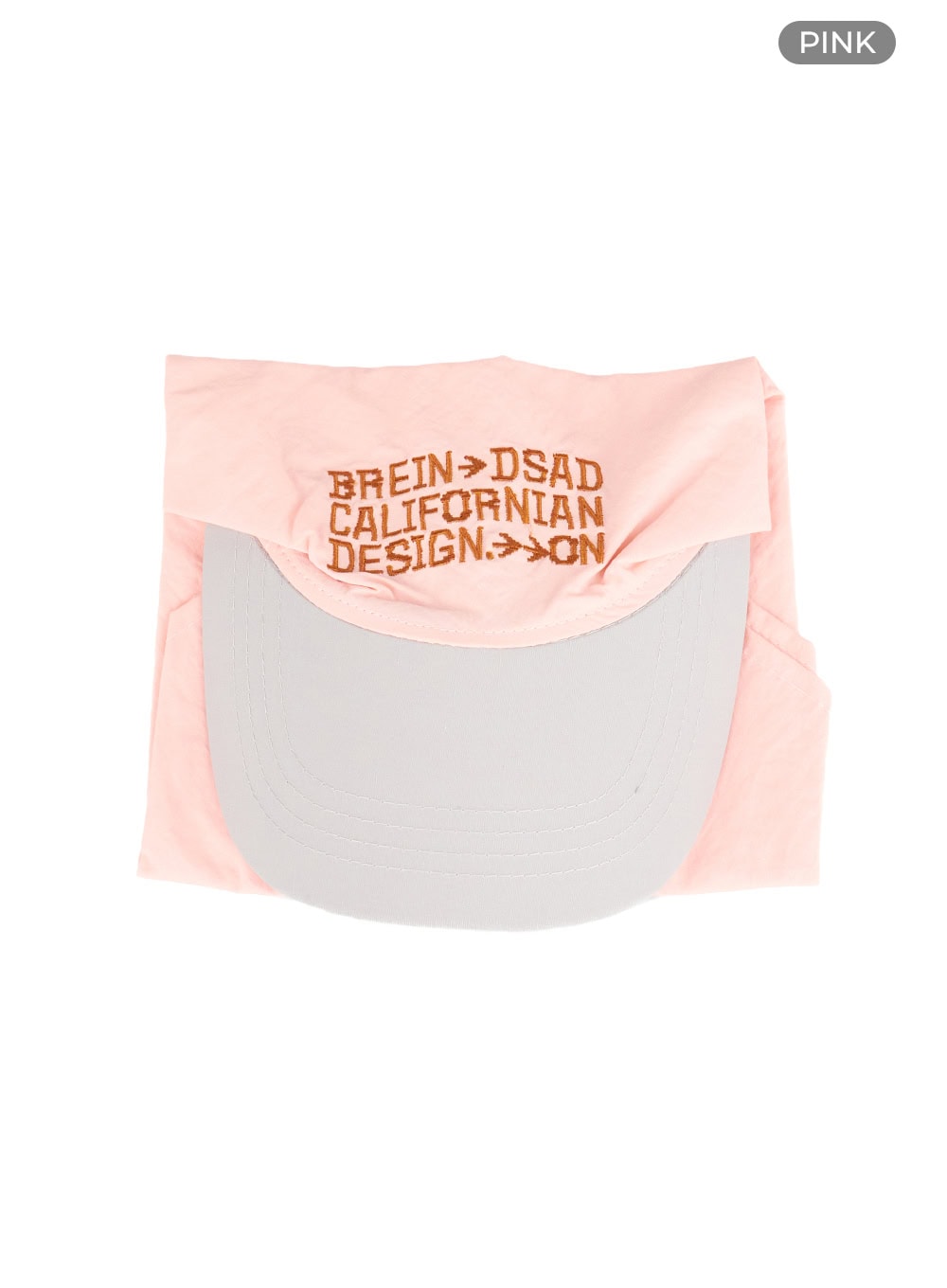 embroidered-lettering-hat-cl412 / Pink