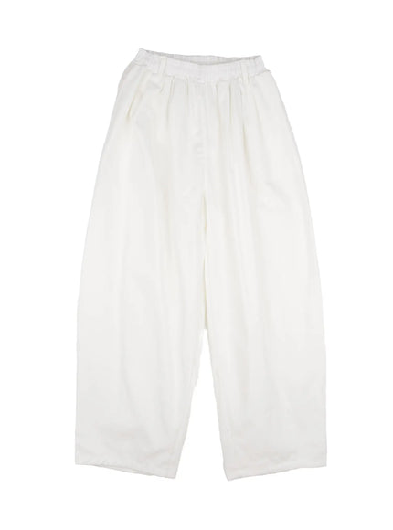 pin-tuck-wide-leg-balloon-pants-cj523 / White