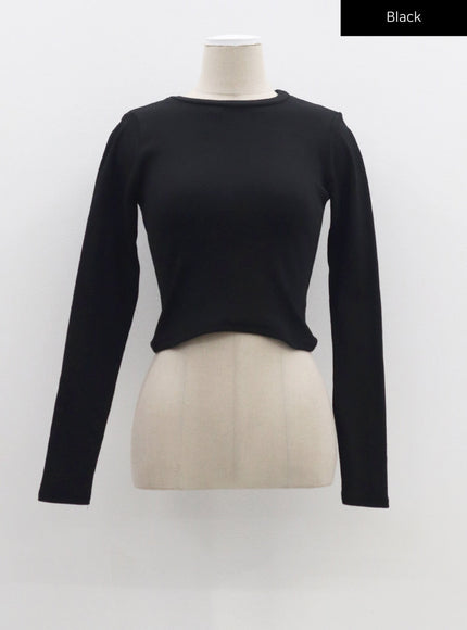 Long Sleeve Cropped Top CM324