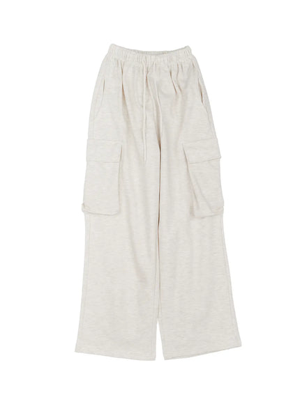 Relaxed Fit Cargo Sweatpants CO513