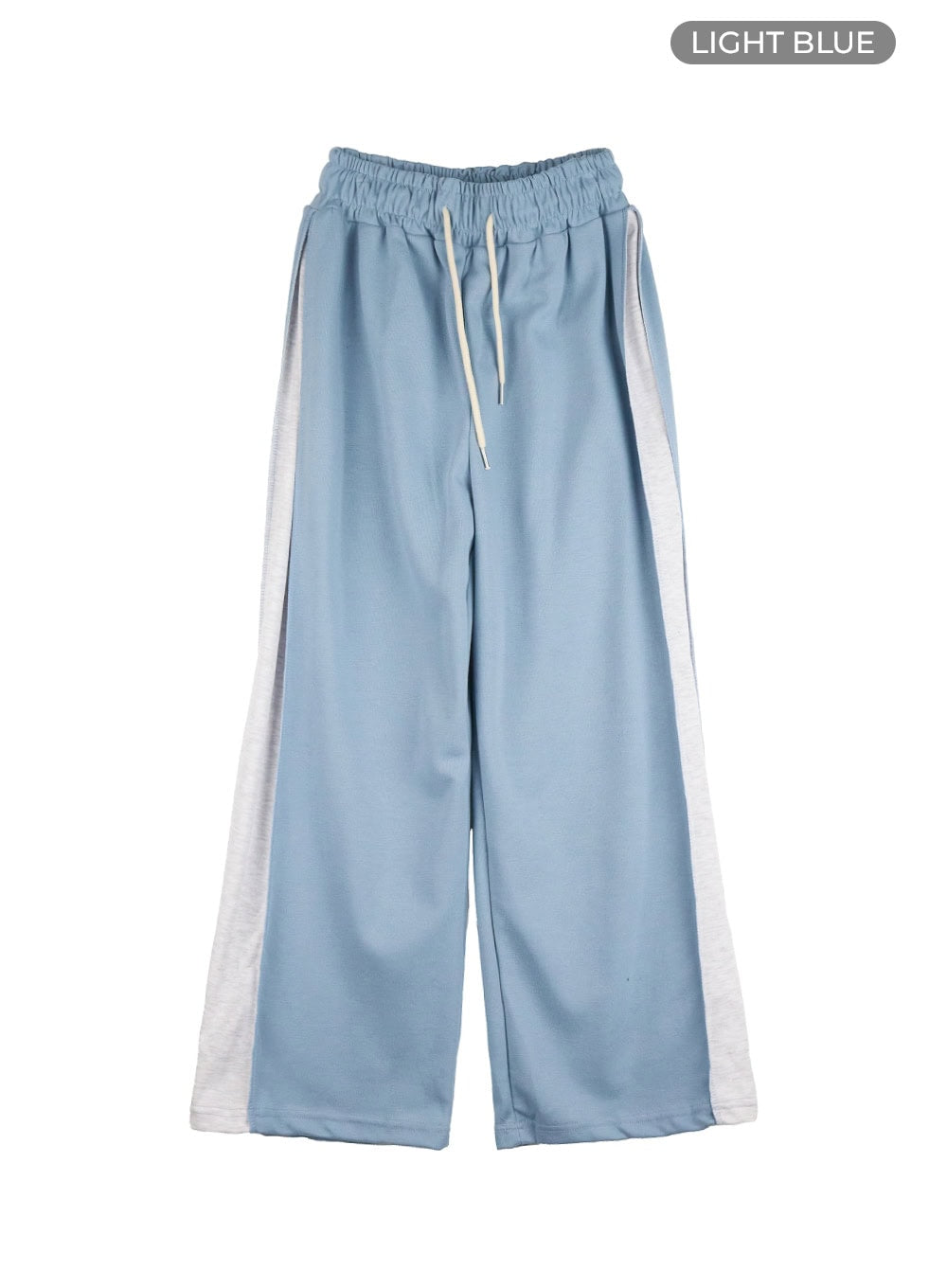 string-color-block-sweatpants-ol408 / Light blue
