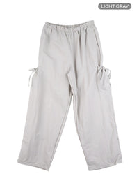 banding-cargo-pants-om426 / Light gray