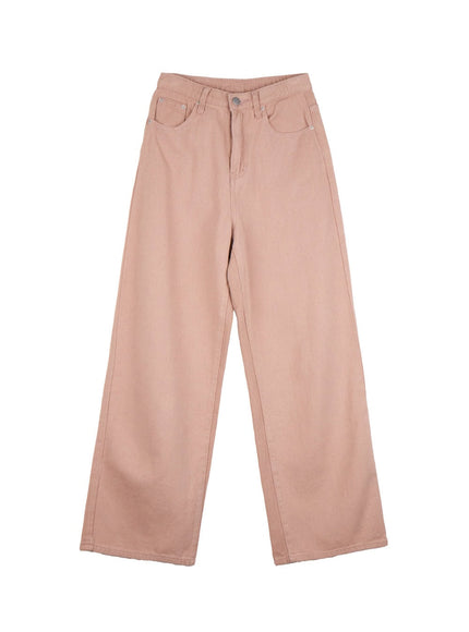 comfy-wide-fit-trousers-on422 / Pink