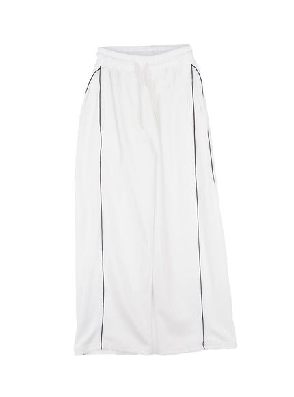 casual-drawstring-trackpants-cs517 / White