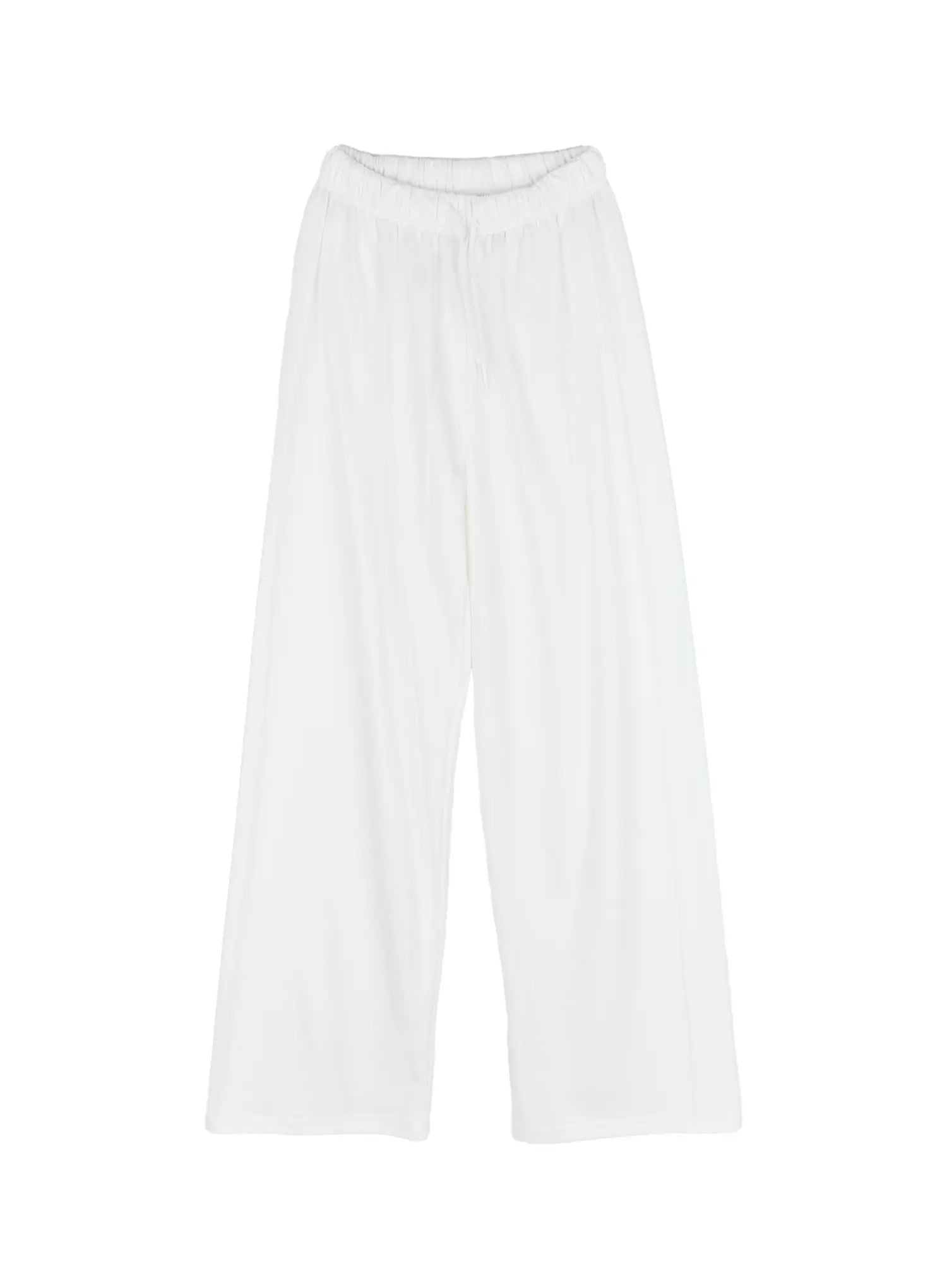 wide-leg-casual-sweatpants-cg514 / White