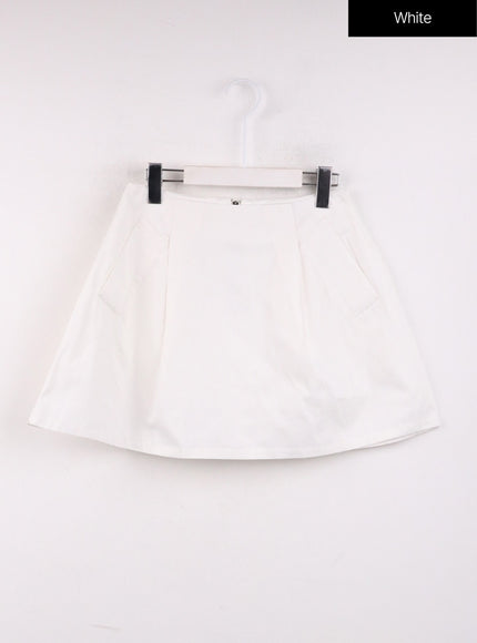 a-line-mini-skirt-oj424 / White