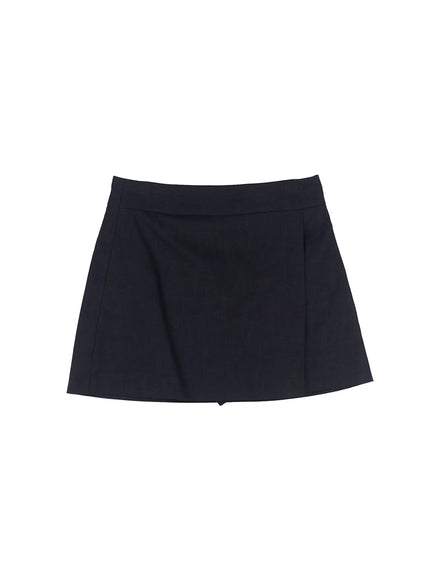 Linen Mini Skort CL524