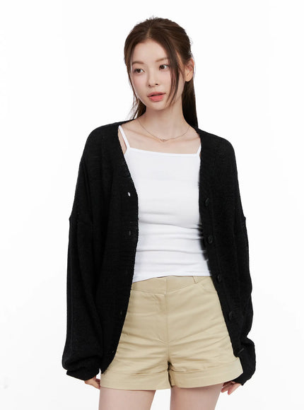 Oversized Summer Knit Cardigan CL523