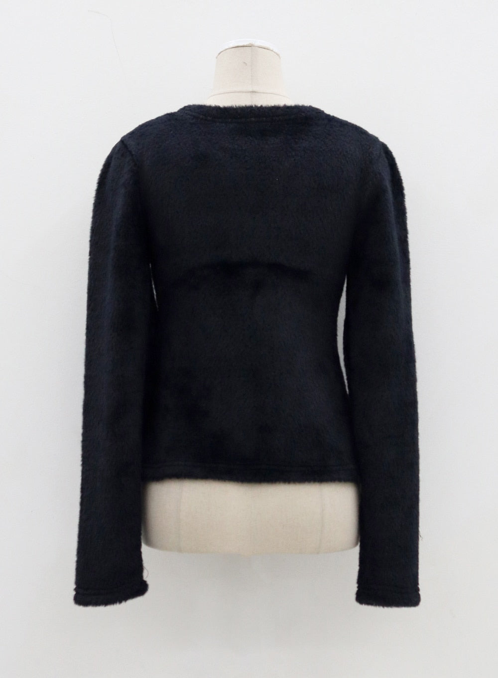 Teddy Cardigan Tube Top And Mini Skirt Set CJ325