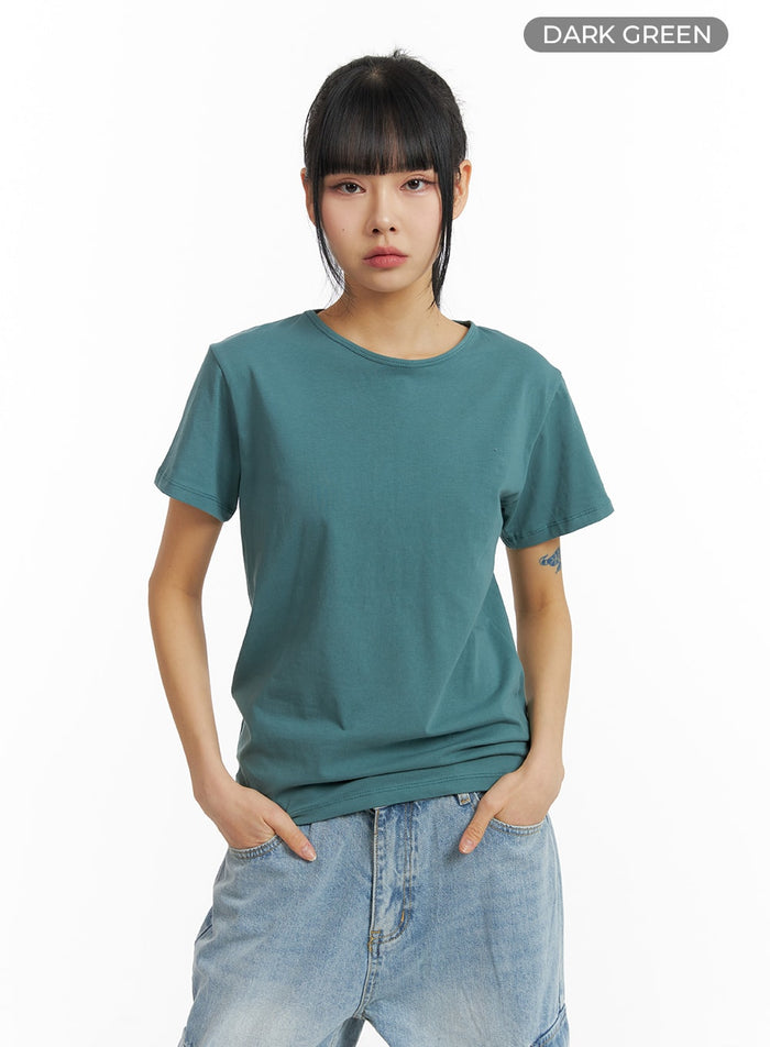solid-t-shirt-cm407 / Dark green