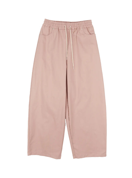 wide-leg-loose-fit-pants-cf513 / Pink
