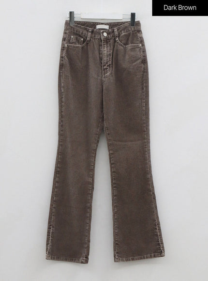 Corduroy Bootcut Pants ON07