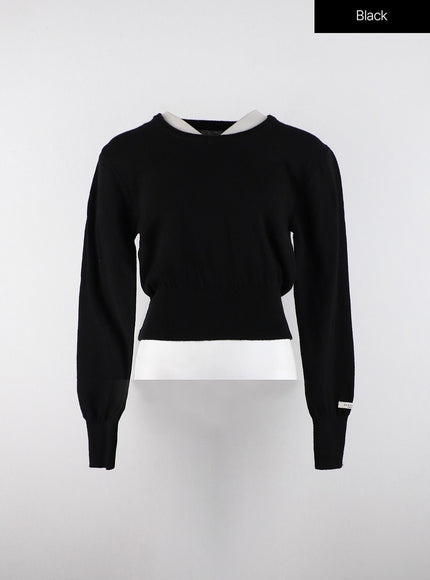 cozy-cropped-knit-sweater-od320 / Black