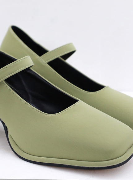 Mary Jane Square Toe Shoes OS22