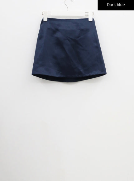 Satin Mini Skirt CJ330
