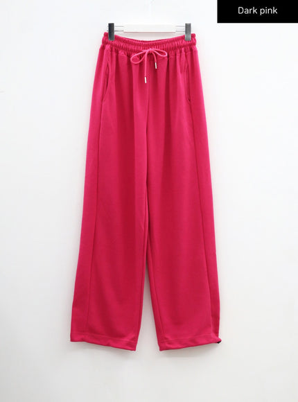 Color Wide Leg Sweatpants CM310