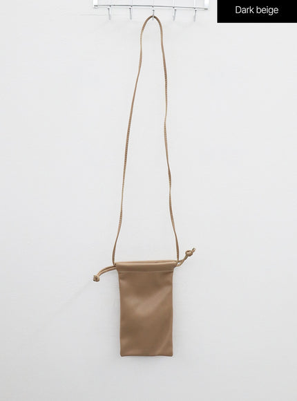 Square Faux Leather Mini Bag BF323