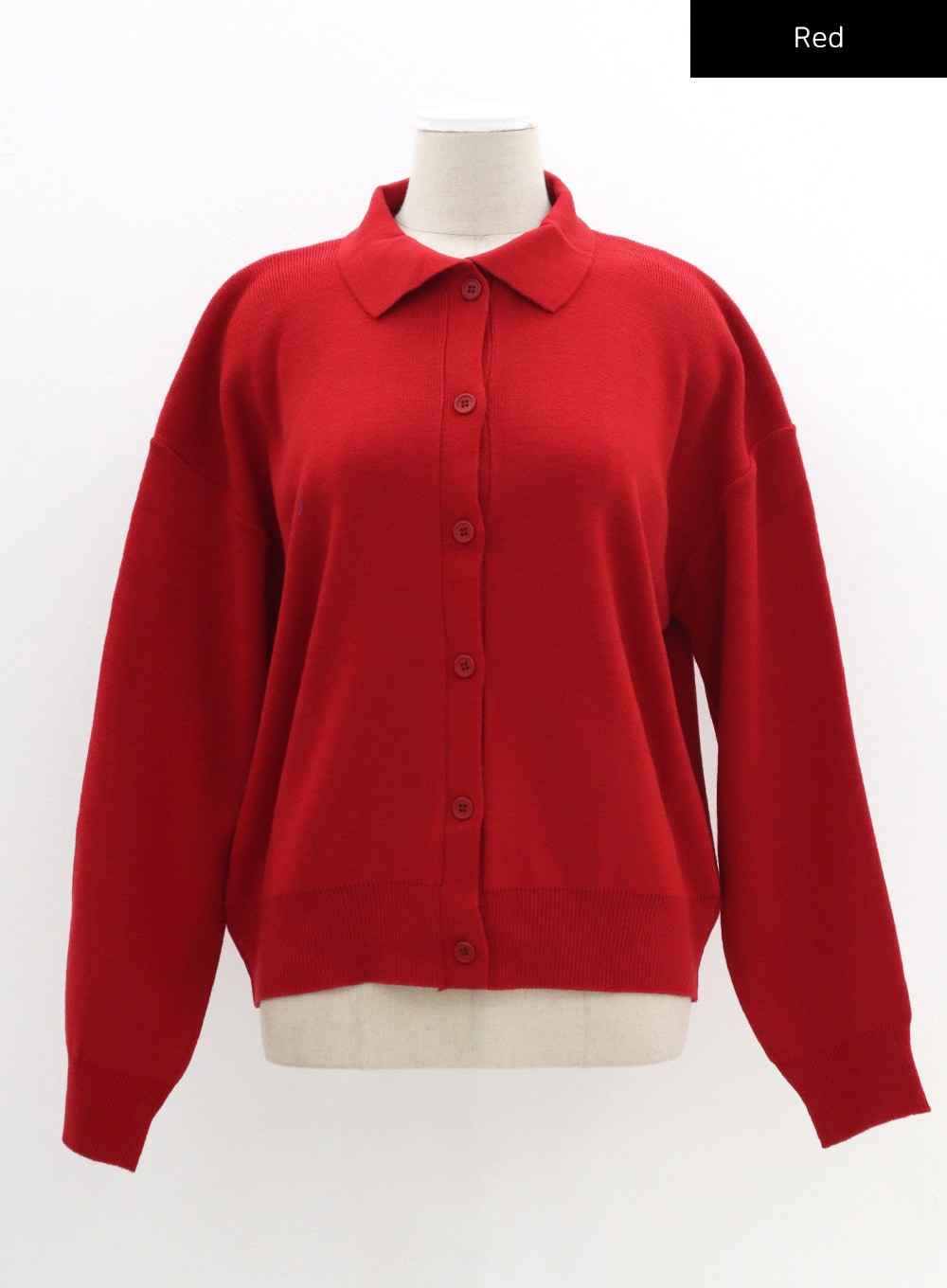 Button Collar Cardigan CM315
