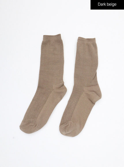 Ribbed Knit Socks OJ331