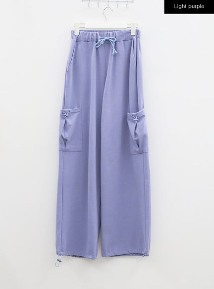 Drawstring Pocket Track Pants BF316