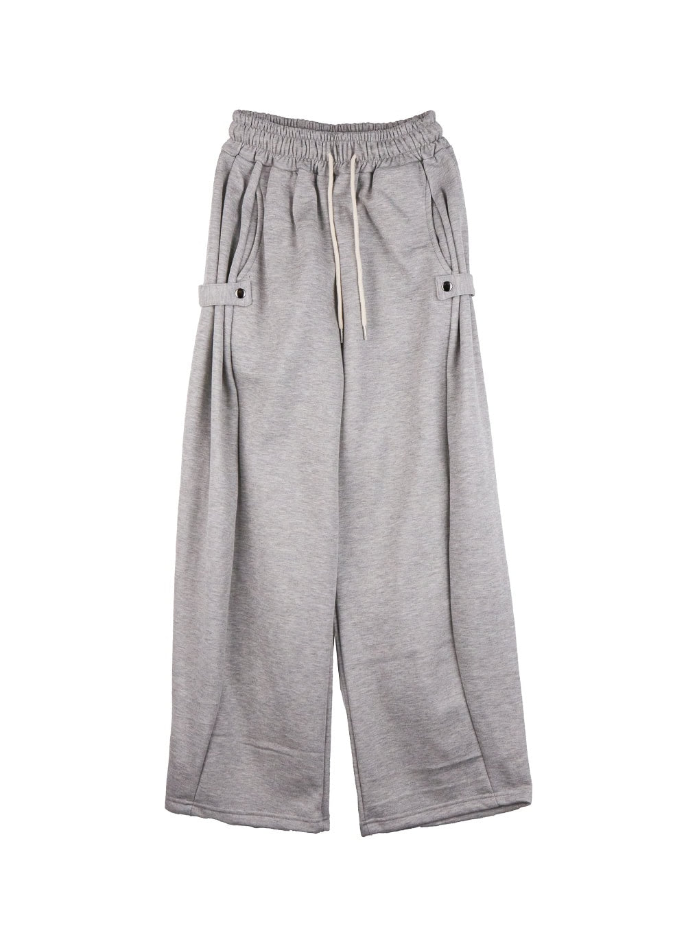 chic-button-detail-sweatpants-od412 / Gray